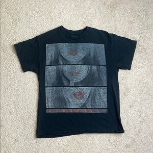 Tony Hawk Black Artistic Graphic Short Sleeve Tee